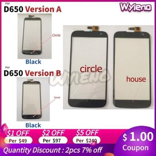 Wyieno D650 Sensor Phone Replacement Parts For Blu Studio 6.0 HD D650 Touch Screen Digitizer Panel + tracking