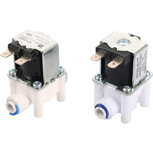 1/4" Plastic Solenoid Valve 12V 24V Magnetic Washing Machine Dispenser Drinking Water Pneumatic Pressure Controller Switch