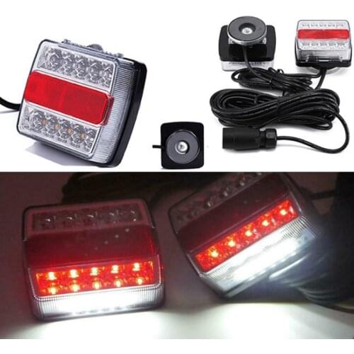 1 Set 12V Trailer Light Kit Tail Light Trailer Lights License Plate Light Lamp for Truck Caravans Horseboxes