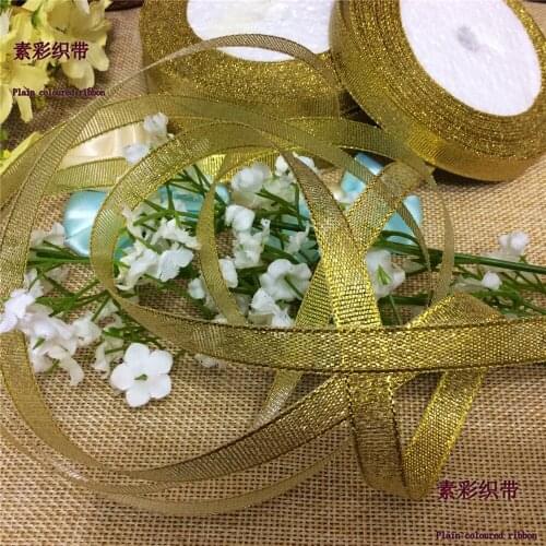 250Yards 12mm Gold Silver Organza Ribbon Glitter Embroidered Onions Ribbons For Wedding Cake Gift Decoration DIY Craft Supplies