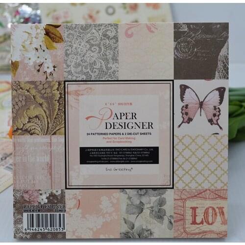 6'' Friendship rustic Square Crafts paper bunch Paper designer Perfect for card making and scrapbooking Rustic papers