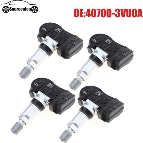 Car TPMS Tire Pressure Sensor for Nissan NOTE QASHQAI TIIDA Hatchback X-T Renault ESPACE V KOLEOS 433MHZ 407003VU0A 40700-3VU0A