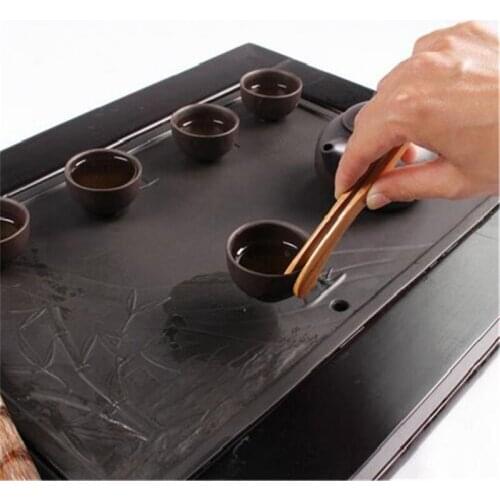 Bamboo Solid Wood Teacup Clip Anti-Scalding Tea Clip Candy Fruit Salad Small Tools Food Clip Bread Tongs Kitchen Accessories