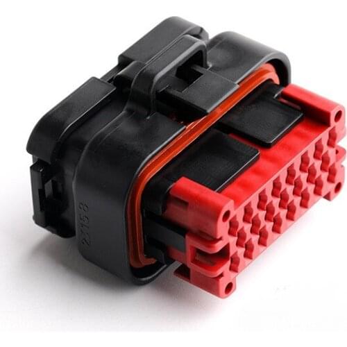 Free shipping 1set tyco 23pin ECU Flame retardant New energy connector auto electrical 23 way cable connector 770680-1