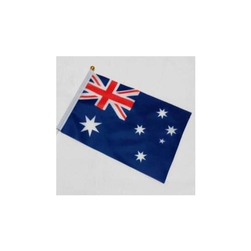 Free shipping flag with 14cm*21cm hand flag Australia flag
