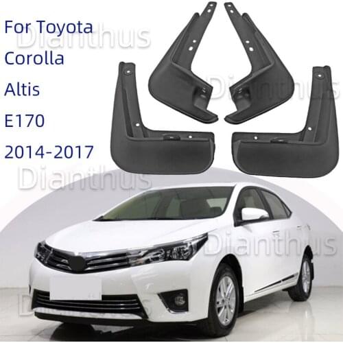 For Toyota Corolla Altis E170 2014-2017 Sedan 2015 2016 Car Mudguard Anti-splash Anti-Fouling Front Rear Fender Accessories