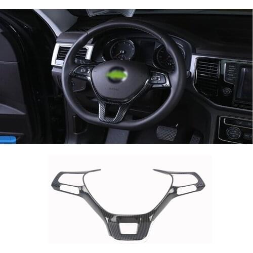 For Volkswagen T-Cross T-ROC Teramont Tiguan 2018-2020 Passat CC 2019 Car Steering Wheel Panel Switch Button Cover Trim