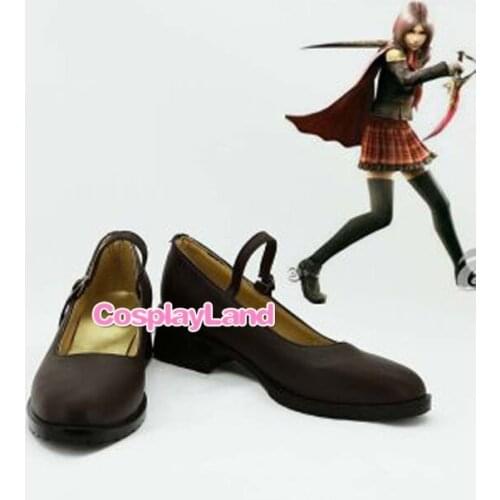 Final Fantasy Type-0 Rem Tokimiya Cosplay Boots Shoes Game Party Cosplay Boots Custom Made for Adult Women Shoes