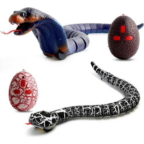 Infrared Remote Control Simulation Snake Realistic Modeling Animal Spoof Toy