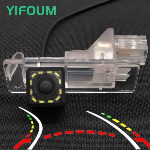 YIFOUM Dynamic Trajectory Tracks Car Rear View Camera For Renault Thalia Captur Lutecia Clio Symbol Twingo Megane Lodgy Scenic