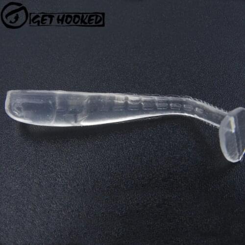 Micro Mini Soft Artificial Fishing Lure Minnow 3.5cm 0.4g 10pcs Worm bait Paddle Tail UL Fly Rock Fishing Silicon Rubber Bait