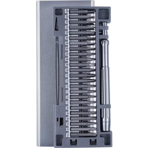 50 in 1 Multi-purpose Screwdriver Bit Set with Storage Case Quick-changing Precision Screwdriver Bits Tweezers Reparing Tools