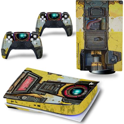 New Protector Sticker Skin for PS5 Standard Disc Edition Sticker for PlayStation 5 Console and 2 Controllers Decal Cover