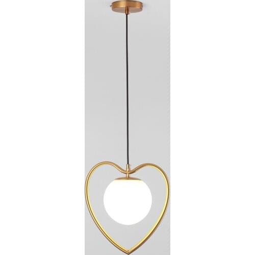 Nordic led glass ball hanging lights luminaria pendente lighting light pendant lamp bedroom hanging lamp dining room light