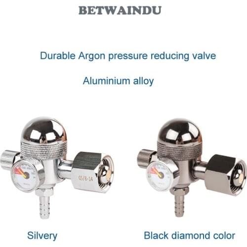 Durable Argon Gas Pressure Reducer Air Flow Regulator Gauge Meter for Gas Welding Free Shipping