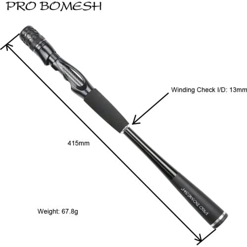 Pro Bomesh 1Set Taper Carbon Tube Grip Butt Section Spinning Rod Building Component Handle Rod Repair DIY blank Accessory