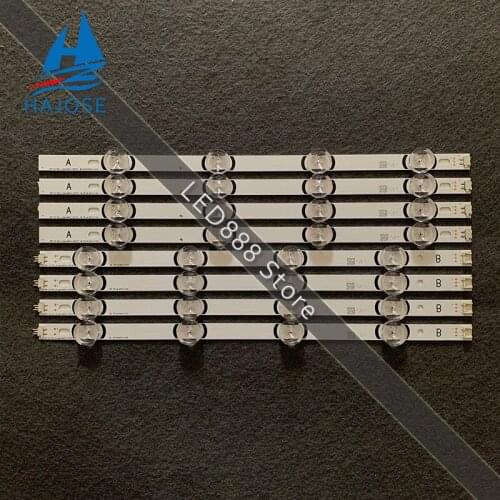 LED Backlight strip 8 Lamp For LG TV 390HVJ01 lnnotek drt 3.0 39" 39LB5610 39LB561V 39LB5800 39LB561F DRT3.0 39LB5700 39LB650V
