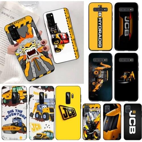 YJZFDYRM JCB excavator Soft Rubber Phone Cover for Samsung S20 plus Ultra S6 S7 edge S8 S9 plus S10 5G lite 2020