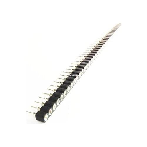 100 pcs 1x40 Pin 2.54 Rodada Female Pin Header conector