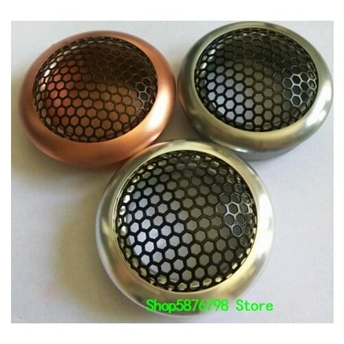 2pcs Aluminum 1.5"inch car tweeter grilles Speaker protection cover Treble shell