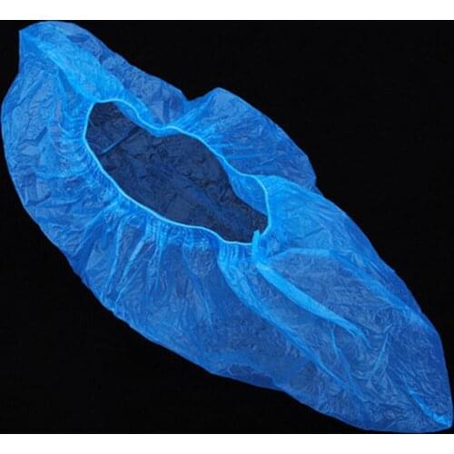 200pcs 100 Pairs Boot Shoe Covers PE Non Slip Disposable Overshoes HOT