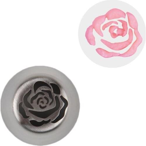 Free Shipping Stainless Steel 18/8 Cake Decorating Rose Icing Piping Nozzle for Valentines' Day #VD007