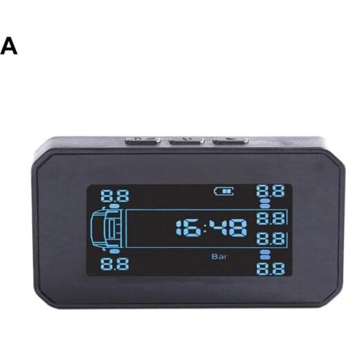 Wireless LCD monitor ABS car tire pressure LCD monitoring system for 10-wheel trucks датчик давления в шинах Tire Pressure Alarm