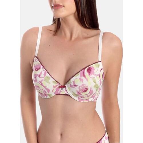 Push Up Deep V Bra Women Sexy Lingerie 3/4 Cup Brassiere Lace Underwired Underwear Bras 34-40 B-C-D-D