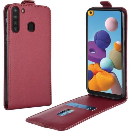 Flip Case for Samsung Galaxy A21 A215 SM-A215U 6.5'' Leather Case for Samsung A21 A215 Phone Case