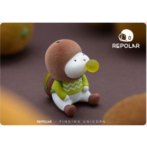 Blind box looking for unicorn Repolar fruit kiwi spit bubble tide toy tide play doll hand decoration genuine