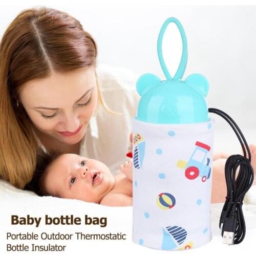 Baby Bottle Warmer Portable Milk Cup Environmental Protection Non Toxicity Heating Safety Heater Infants Feeding Bottle Bag