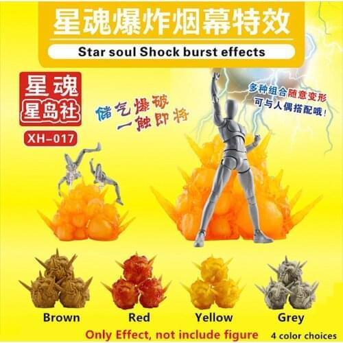 Star Soul model Shock Burst Special Effect for Saint Seiya Gundam Masked Rider 6 inch model SX017
