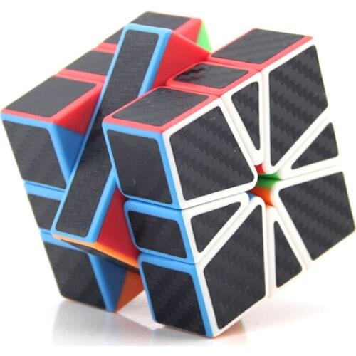 Original High Quality MoYu MeiLong SQ-1 Magic Cube SQ1 Carbon Fibre Sticker Square-1 Square 1 Speed Puzzle Christmas Gift Toys