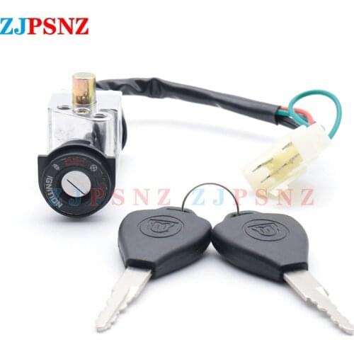 Universal Motorcycle Switch Key Faucet Lock Head Lock Electric Door Lock 5 Wires For GY6 CG125 Motorcycle ATV Scooters Ignition
