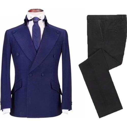 Groom Tuxedos Prom Suit Groomsman Suits Mans Suits For Wedding Dinner Suits Business Suits Best Men Wear 2 Pieces(Jacket+Pants)