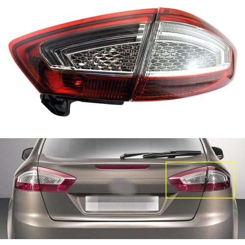 2Pcs Right Side Taillamp Tail Light Rear Lamp Without Bulb for Ford Fusion Mondeo 2011-2012
