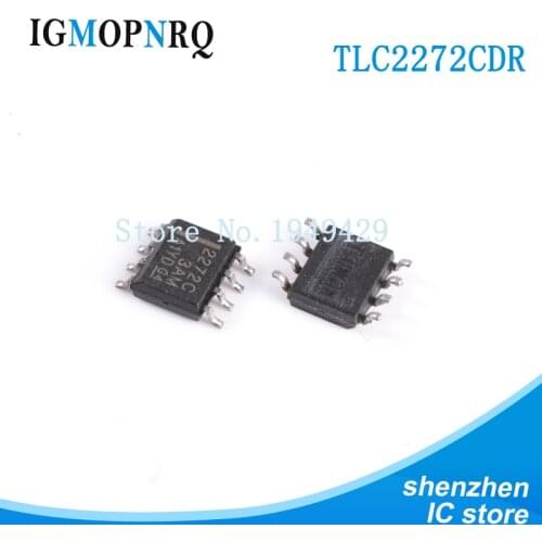 10PCS TLC2272CDR SOP8 TLC2272 2272C Operational amplifier op amp Dual R/R Op Amp new