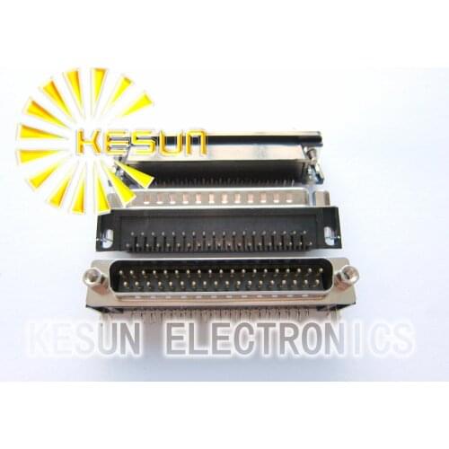 100pcs/lot Nextron DR37 Male Black 2.77mm Serial PCB D-Sub Connector ,Standard Right Angle 1U Gold High Quality
