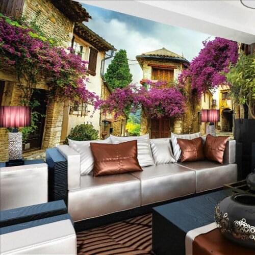 3D TV background wallpaper bedroom wallpaper large murals extended spatial video wall Custom sizes