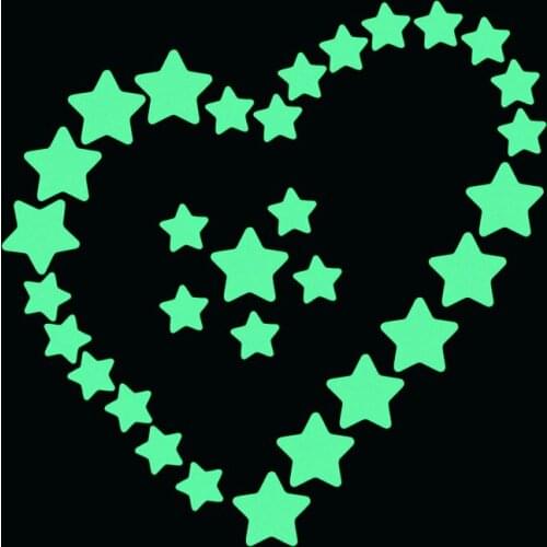 48pcs Glow Stars for Kids Room Ceiling Decoration Children Bedroom Decor Luminous Wall Stickers Baby Home DIY Deco Sticker Decal