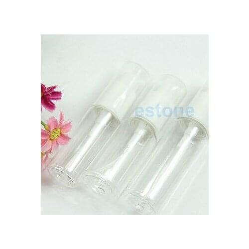 5Pcs/lot New Empty Plastic Transparent Perfume Atomizer Spray Clear Small Mini Bottle 20ml