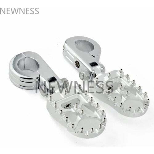 Crash Bar Engine Guard Highway Foot Peg Clamps Footpegs Mounts Footrest For Harley Davidson Most Motorcycle Pegs cafe racer