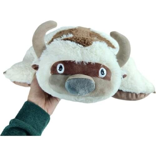 45cm Avatar: The Last Airbenders APPA Cushion Plush Dolls fluffy Toy AVATAR APPA Throw Pillow Aang‘s Companion Gift for Kids