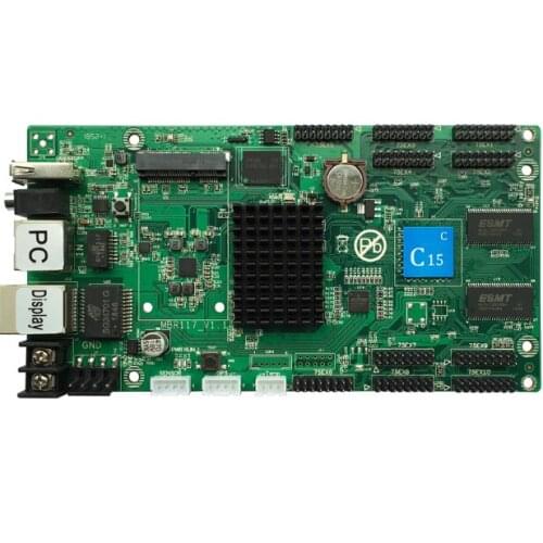 C15 HD-C15 wifi wireless(Replace HUIDU C10 WIFI) video and audio full color led controller Card