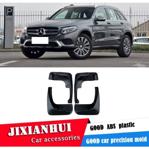 For BENZ GLC 2016 Mudflaps Splash Guards Front With the color and rear Mud Flap Mudguards Fender Modified special