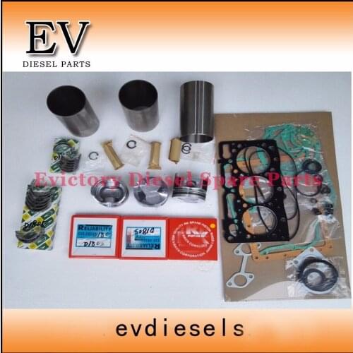 EV D1805 engine rebuild kit For Kubota D1805 piston piston ring cylinder liner full gasket kit main&con rod bearing