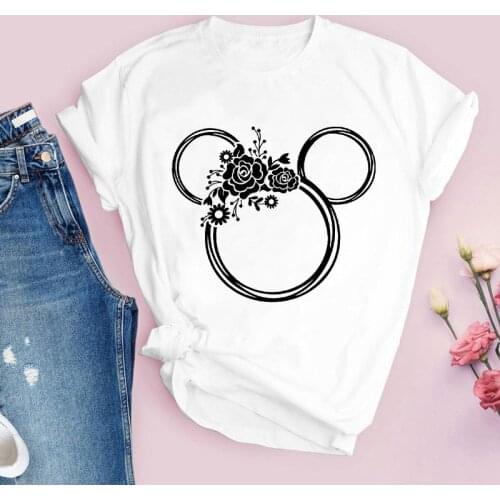 Womens T-shirts 2021 Streetwear Kawaii Graphic Tshirt Casual Ladies Fashion Short Sleeve tee shirt femme Oversize 3XL