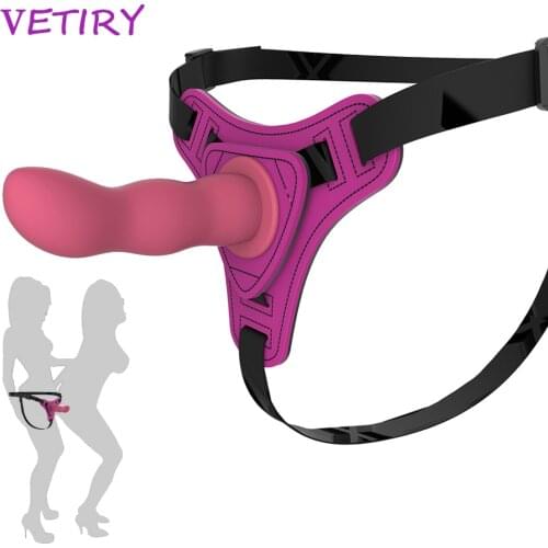Lesbian Strapon Dildo Panties Strap-on Dildo Harness Belt Adult Sex Toys for Woman Couples Silicone Anal Plug Sex Products