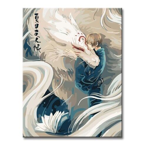 MaHuaf-X071 Hero fight dragon Painting By Numbers DIY Handpainted child Gift Coloring By Number on Canvas Painting home decor