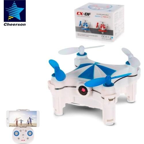 RC Mini Drone CX-OF with 30W Camera Wifi FPV 2.4G 4CH Selfie Height Hold Quadcopter Optical Flow Toys Drones For Kids Gift